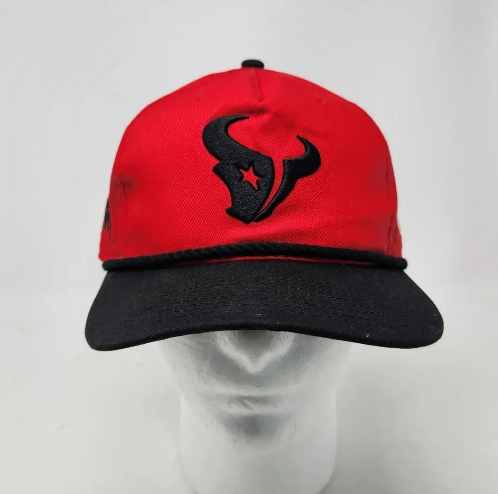 Houston Texans New Era Red/Black 2024 Inspire Change A-Frame 9FIFTY Snapback Hat